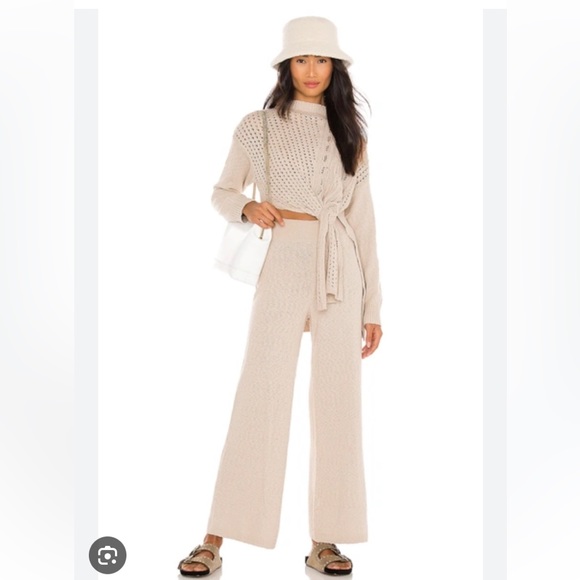 Free people Harper knit set NWT medium sold out everywhere soft versatile beige - Picture 12 of 12